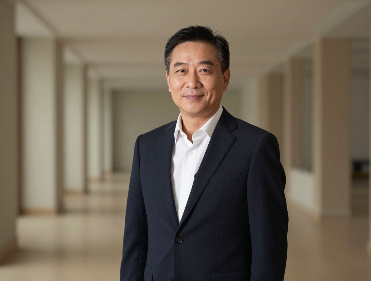 Intérieur d'une ancienne bibliothèque aux hautes étagères remplies de livres reliés en cuir, avec de grands vitraux laissant entrer une lumière naturelle dorée, créant une atmosphère d'érudition calme et solennelle